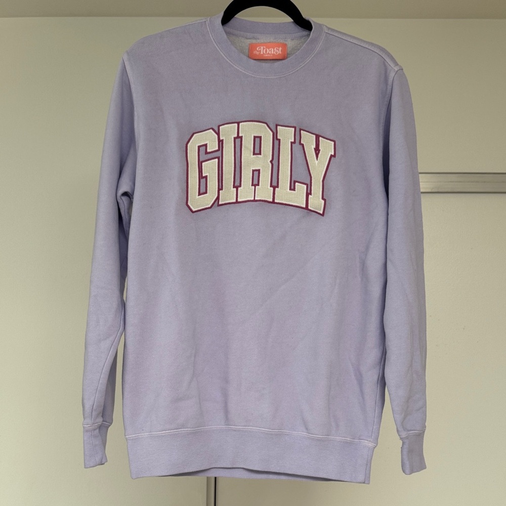 The Toast podcast 'GIRLY' Crewneck Sweatshirt